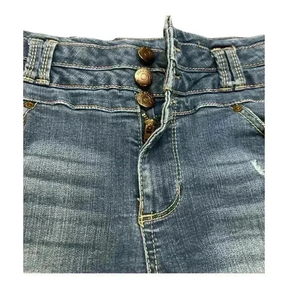 Bluespice Women’s High Waisted  Jean Shorts Size 7/8 Cotton Blend pre-loved - Picture 6 of 7